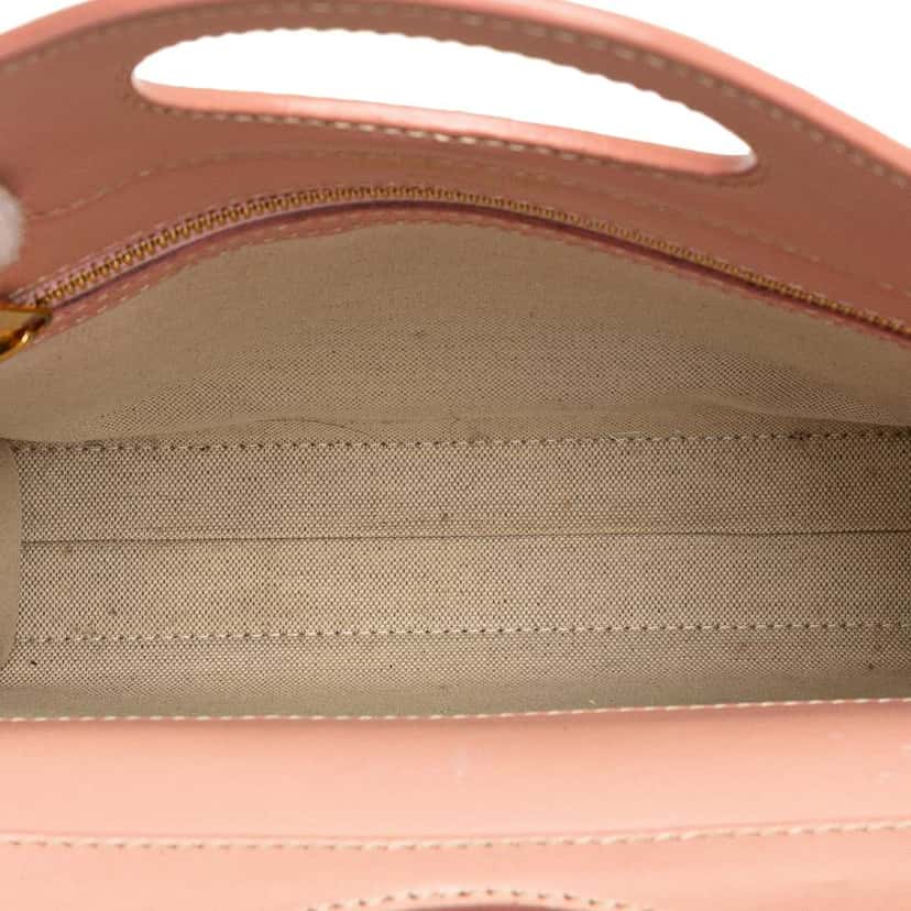 Burberry Mini Canvas and Leather Pocket Satchel Brown Canvas Good condition - Model View