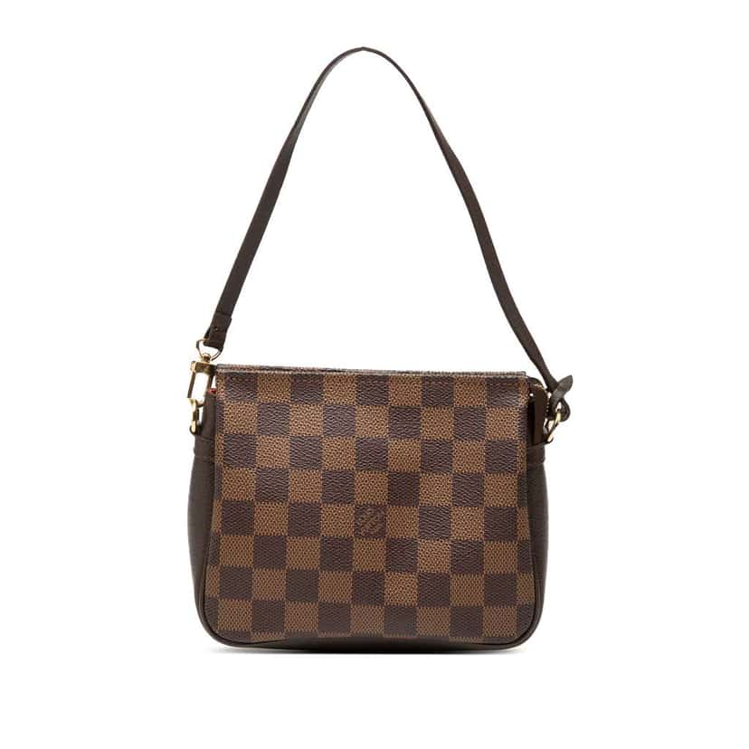Louis Vuitton Damier Ebene Trousse Pochette Brown Good condition - Front View