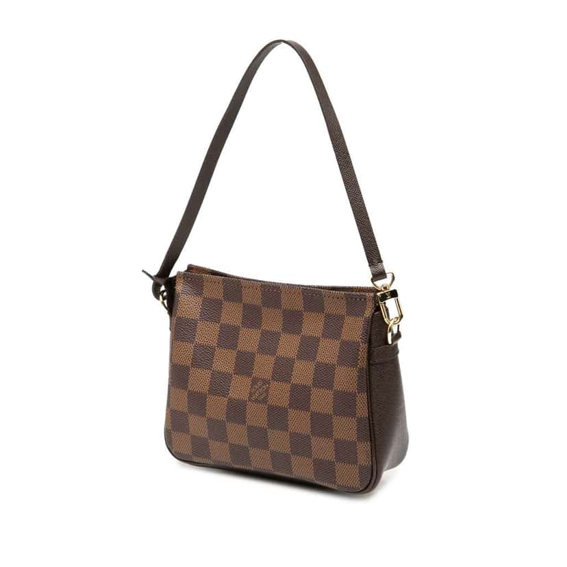 Louis Vuitton Damier Ebene Trousse Pochette Brown Good condition - Back View