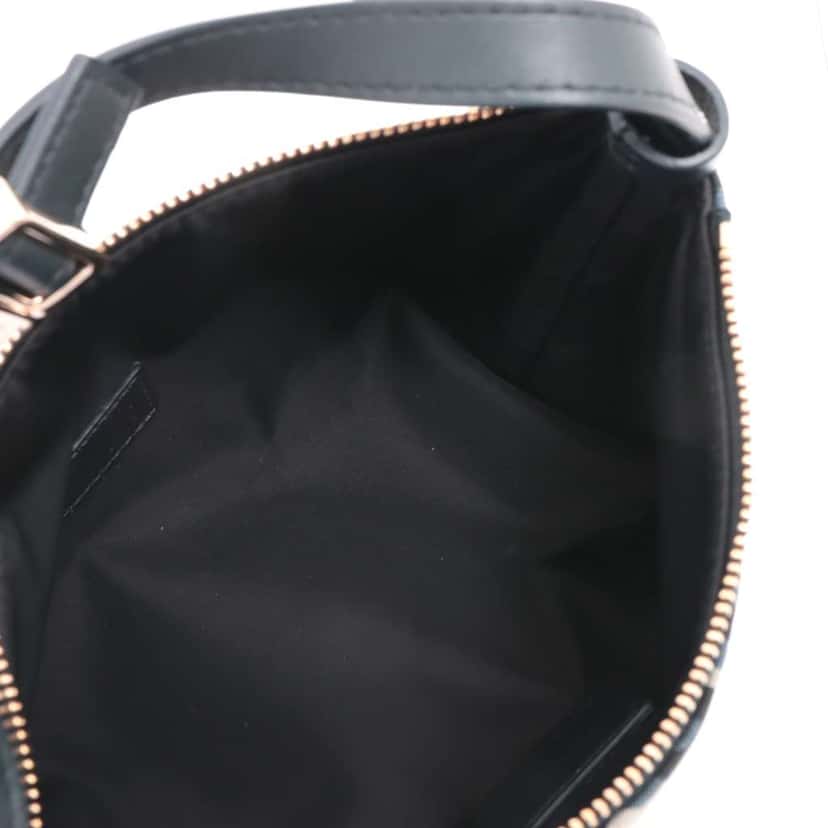 Dior DiorTravel Technical Fabric Macrocannage Nomad Pouch Blue Very good condition - Inside View