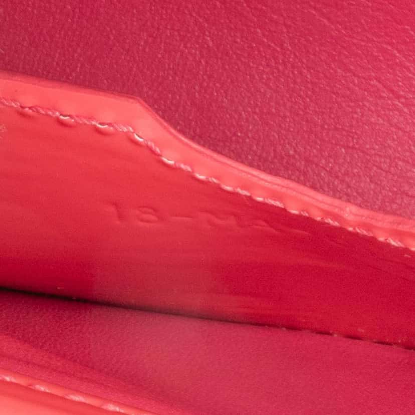 Dior Micro Patent Cannage Lady Dior Pink Leather Very good condition - Box View