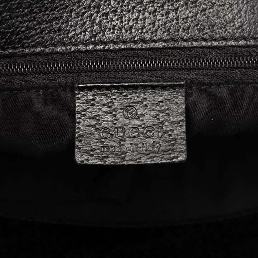 Gucci GG Canvas Eclipse Tote Black Canvas Good condition - Box View