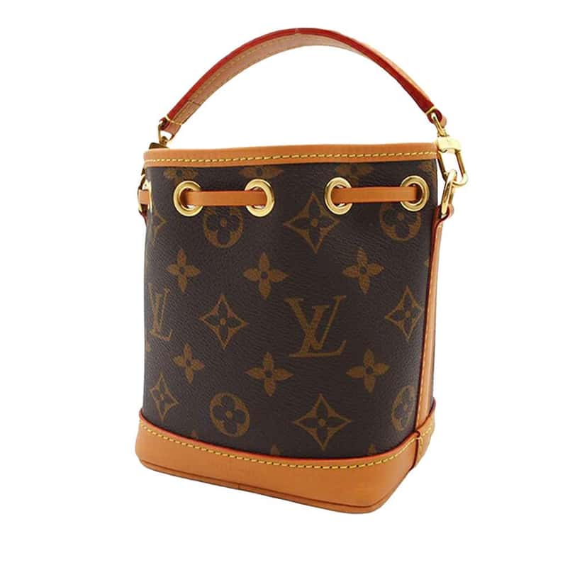Louis Vuitton Monogram Nano Noe Brown Good condition - Back View