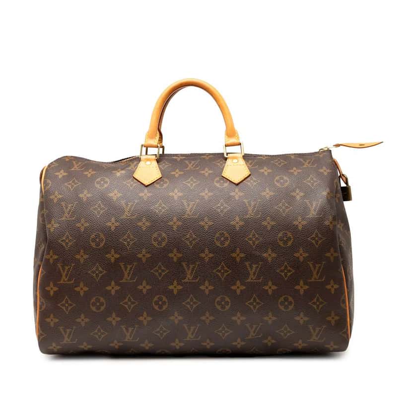 Louis Vuitton Monogram Speedy 40 Brown Good condition - Front View