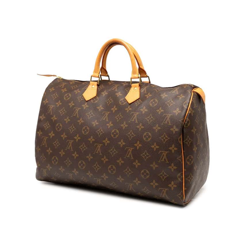 Louis Vuitton Monogram Speedy 40 Brown Good condition - Back View