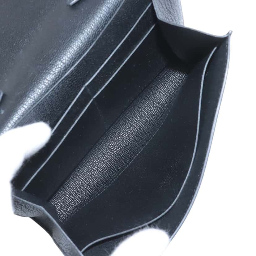 Hermès Chevre Mysore Clic 16 Black Leather Good condition - Inside View