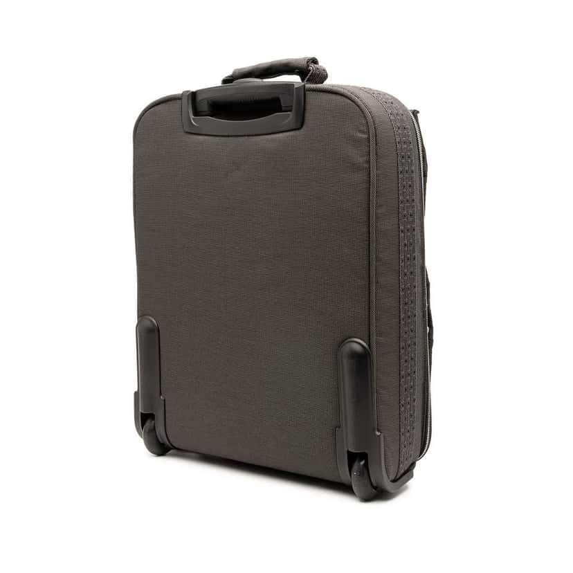 Hermès Canvas Herline Travel Bag Grey Canvas Good condition - Back View