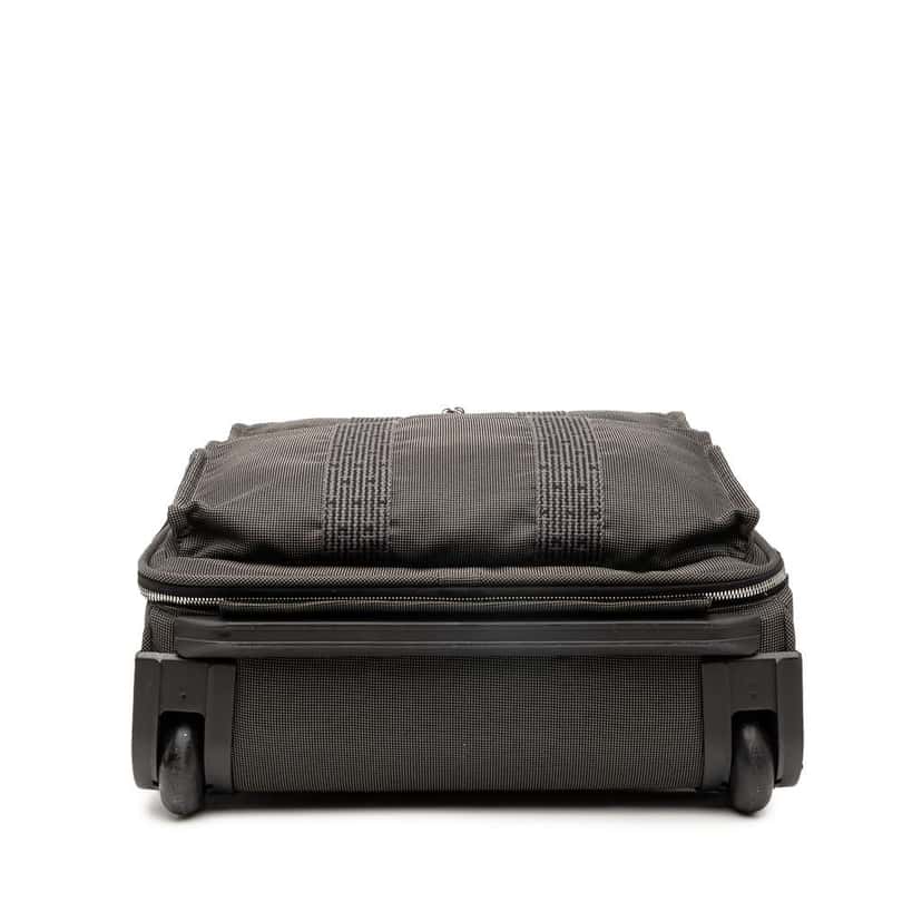 Hermès Canvas Herline Travel Bag Grey Canvas Good condition - Inside View