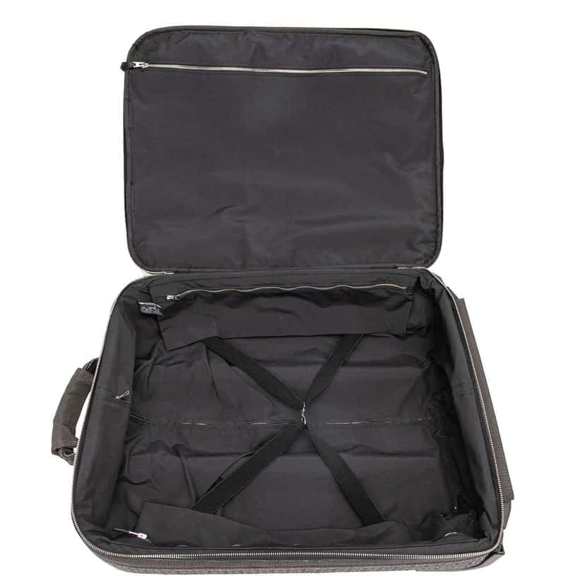 Hermès Canvas Herline Travel Bag Grey Canvas Good condition - Model View