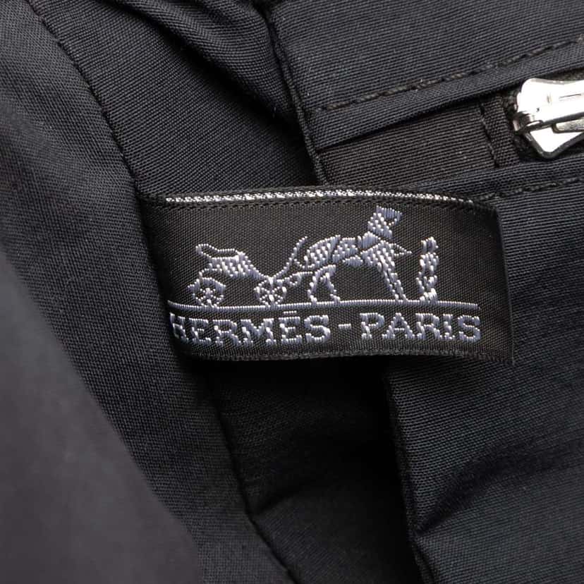 Hermès Canvas Herline Travel Bag Grey Canvas Good condition - Box View