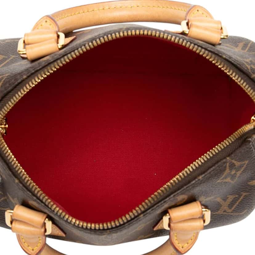 Louis Vuitton Monogram Speedy Bandouliere 20 Brown Good condition - Model View