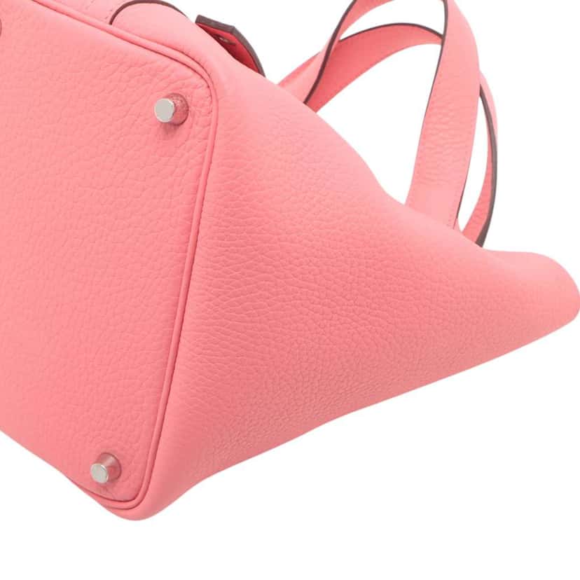 Hermès Clemence Picotin Lock 18 Pink Leather Good condition - Box View
