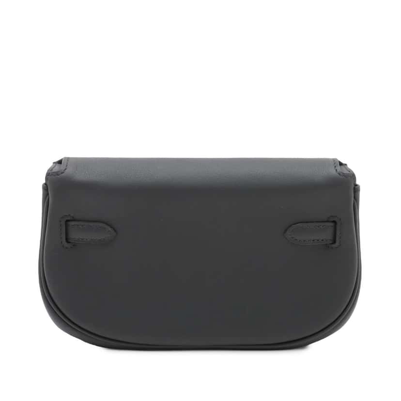 Hermès Swift Kelly Moove Black Leather Good condition - Back View