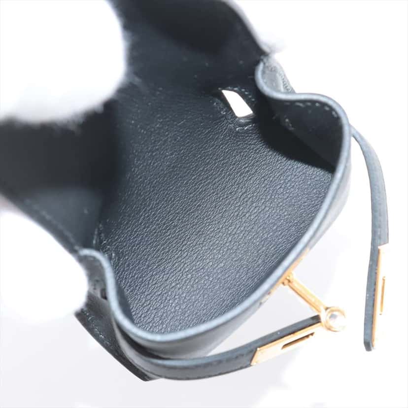 Hermès Swift Kelly Moove Black Leather Good condition - Inside View