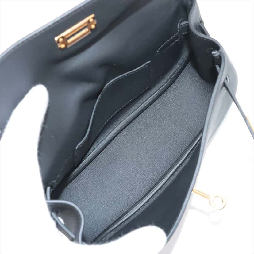 Hermès Swift Kelly Moove Black Leather Good condition - Model View