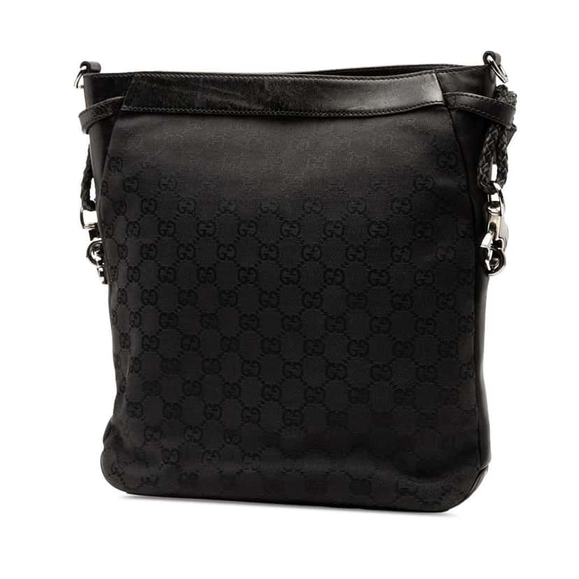 Gucci GG Canvas Crossbody Black Canvas Good condition - Back View