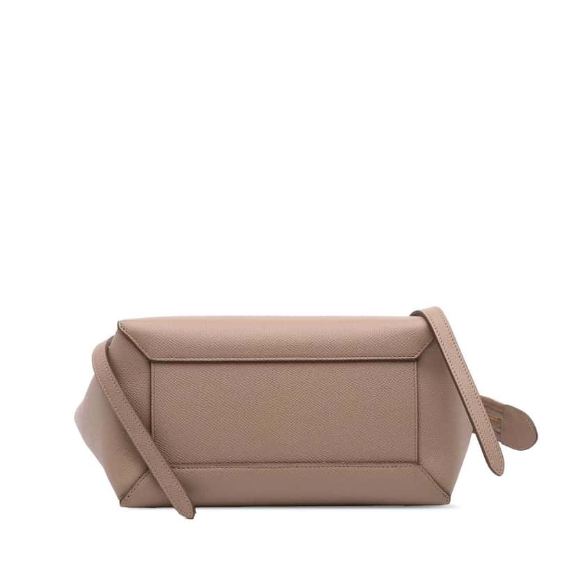 Celine Micro Grained Calfskin Belt Bag Brown Leather Good condition - Inside View