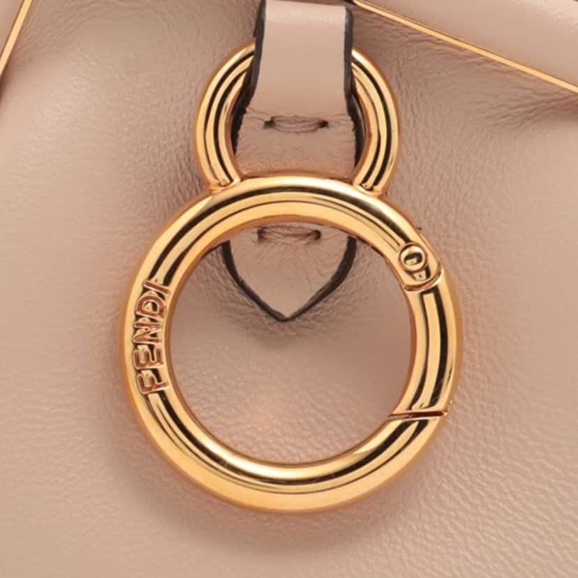 Fendi Nano Nappa Fendi First Charm Bag Pink Leather Good condition - Box View