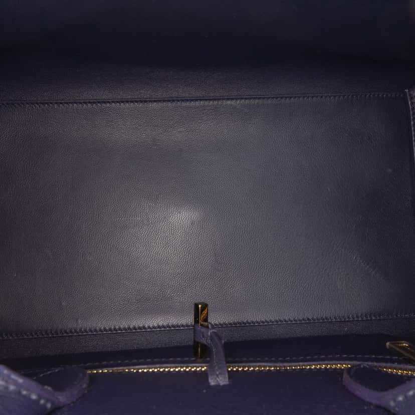 Salvatore Ferragamo Small Leather Hug Satchel Black Leather Good condition - Model View