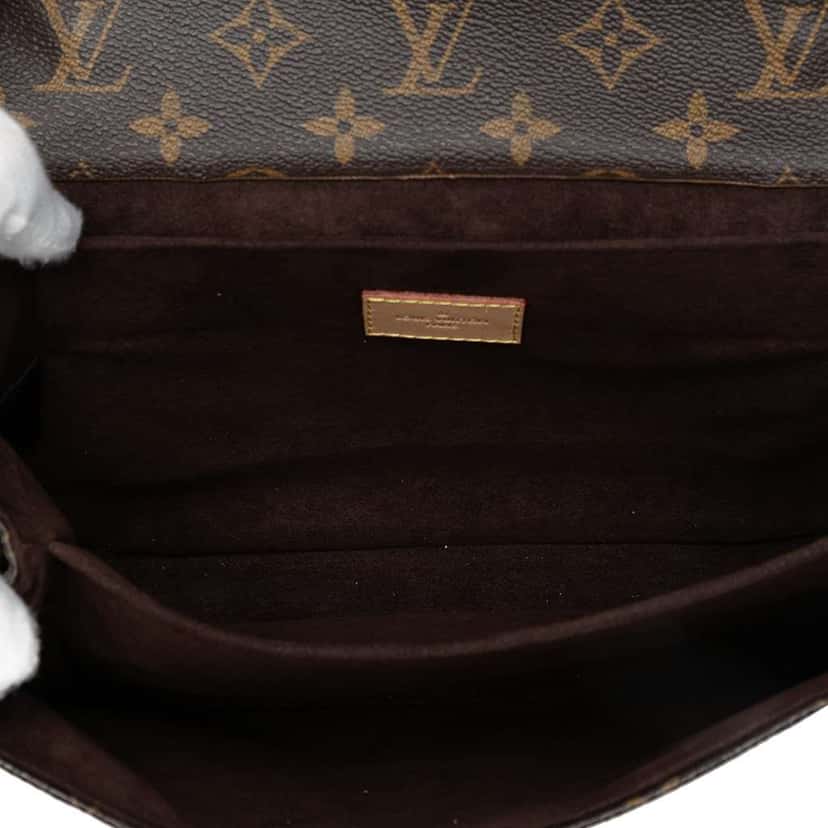 Louis Vuitton Monogram Pochette Metis Brown Good condition - Model View