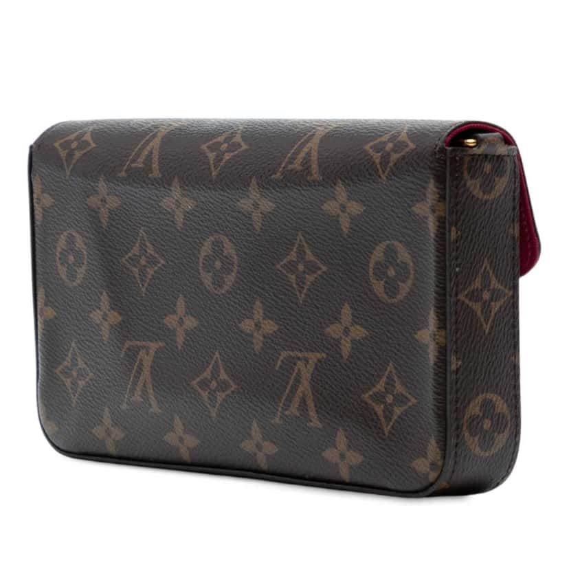 Louis Vuitton Monogram Pochette Felicie Brown Good condition - Back View