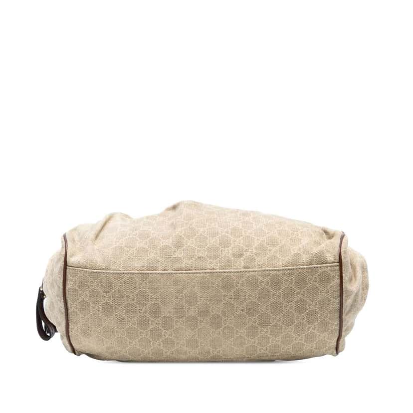 Gucci GG Canvas Sukey Satchel Brown Canvas Good condition - Inside View