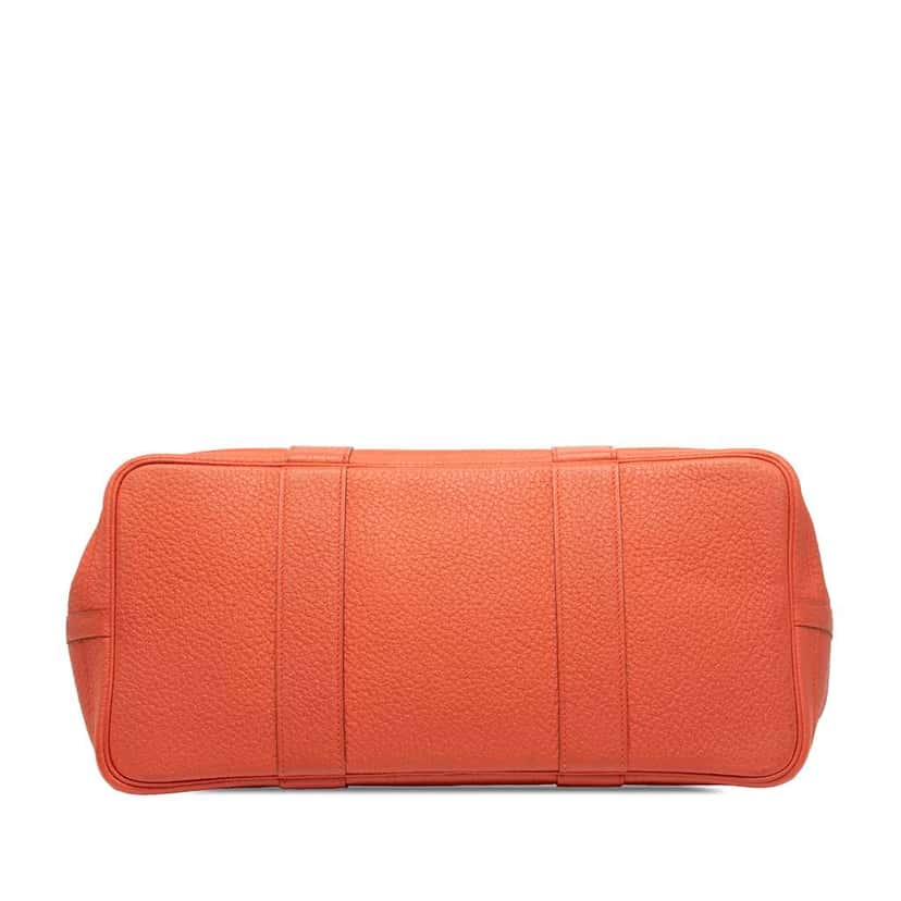 Hermès Negonda Garden Party 36 Orange Leather Good condition - Inside View