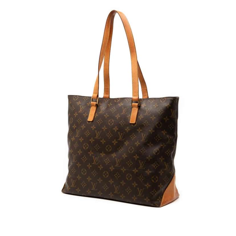 Louis Vuitton Monogram Cabas Mezzo Brown Good condition - Back View