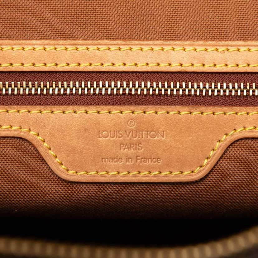 Louis Vuitton Monogram Cabas Mezzo Brown Good condition - Box View