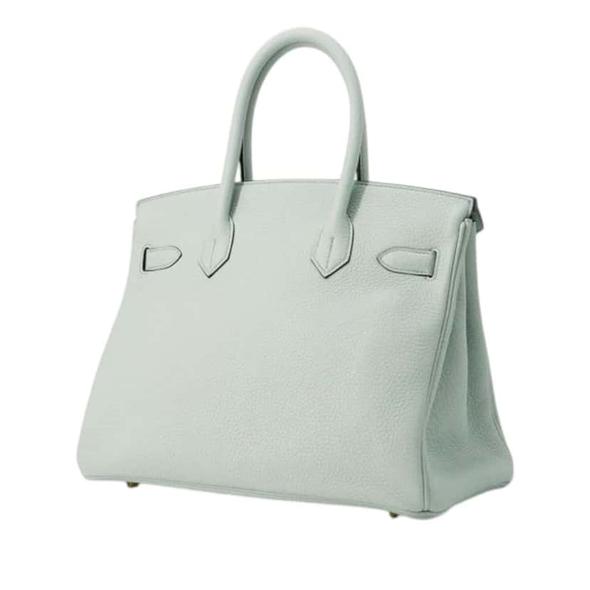 Hermès Togo Birkin Retourne 30 Blue Leather Good condition - Back View