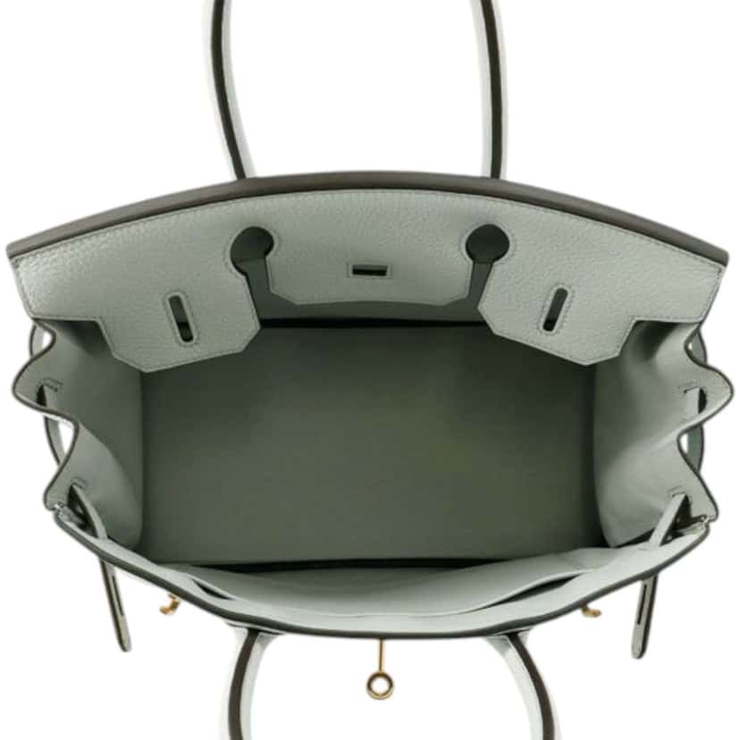 Hermès Togo Birkin Retourne 30 Blue Leather Good condition - Model View