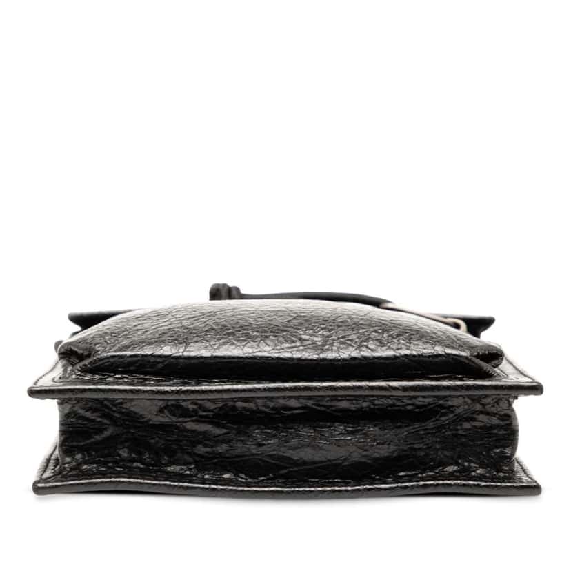 Balenciaga Small Lambskin Arena Explorer Pouch Black Leather Good condition - Inside View