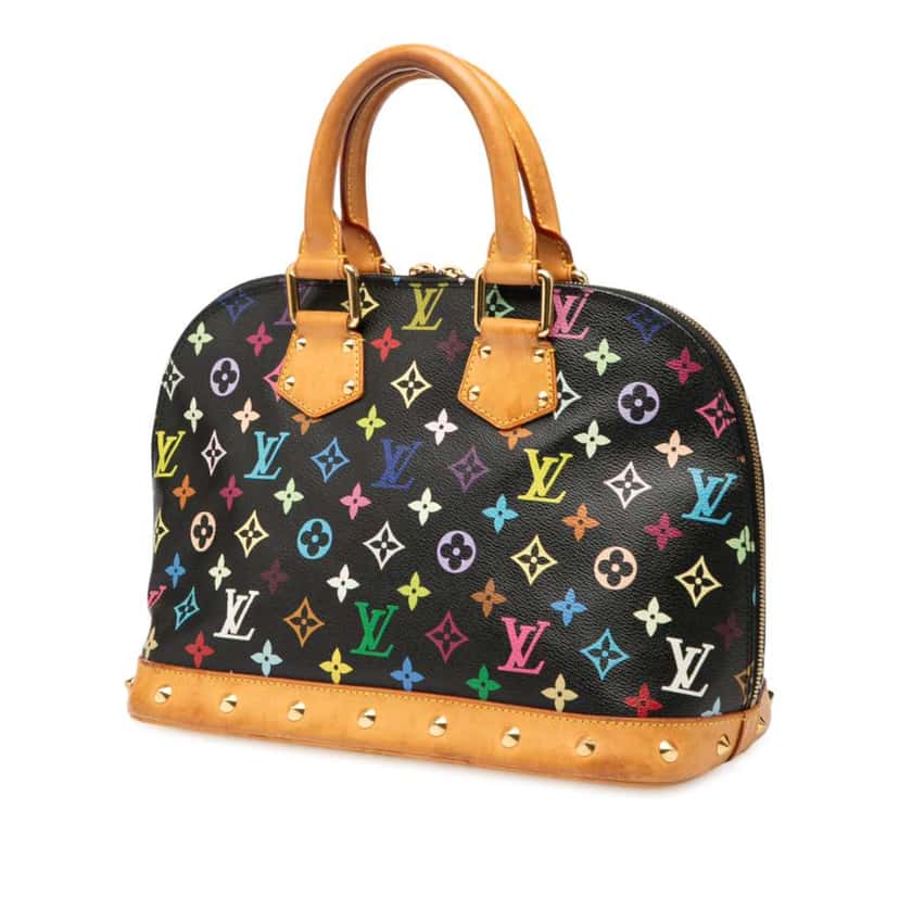 Louis Vuitton Monogram Multicolore Alma PM Black Good condition - Back View