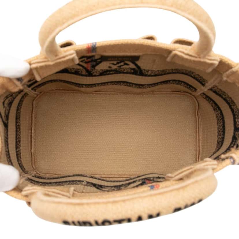 Dior Small Jute Catherine Tote Brown Good condition - Model View