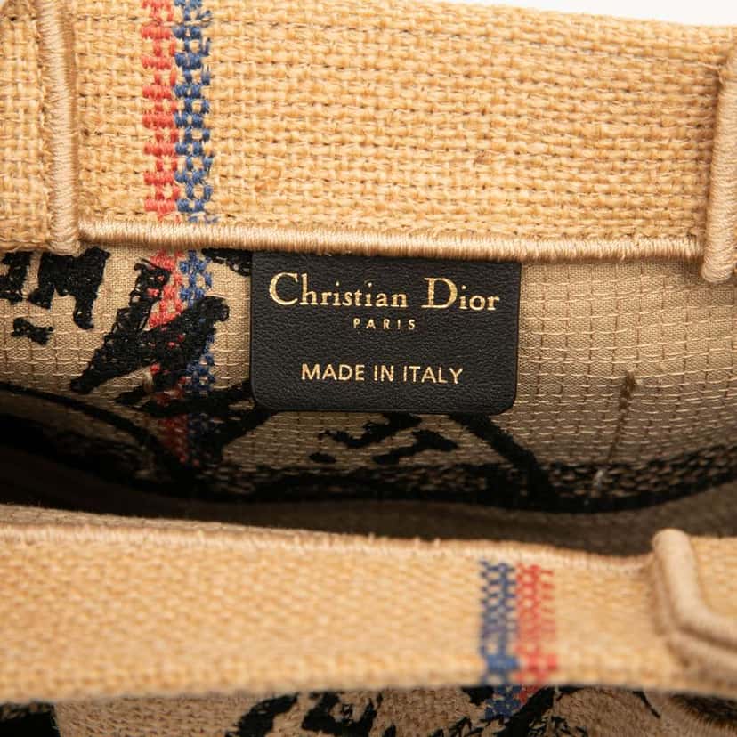 Dior Small Jute Catherine Tote Brown Good condition - Box View