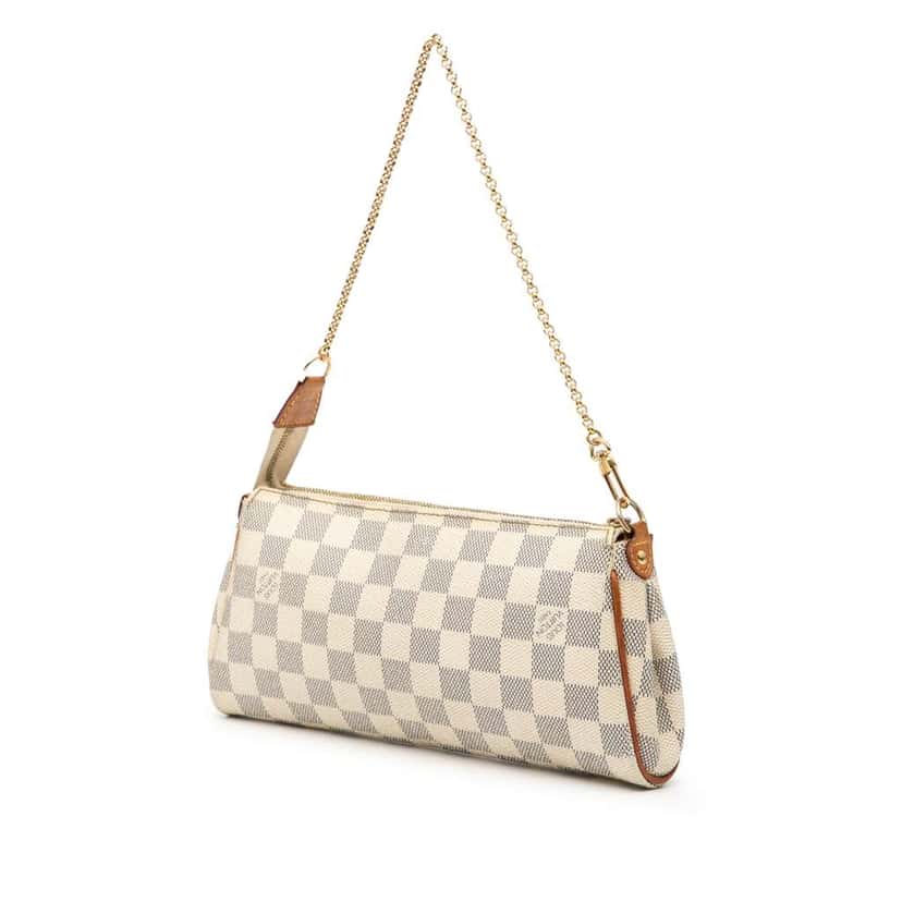 Louis Vuitton Damier Azur Eva White Good condition - Back View