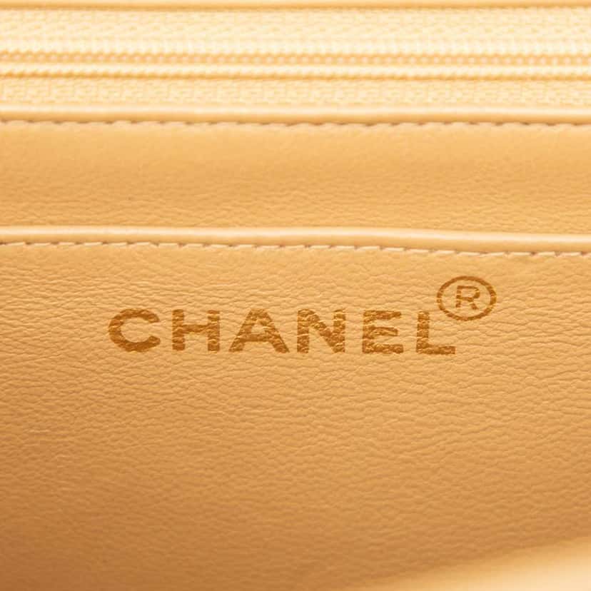 Chanel Jumbo XL Classic Lambskin Single Flap Brown Leather Good condition - Box View