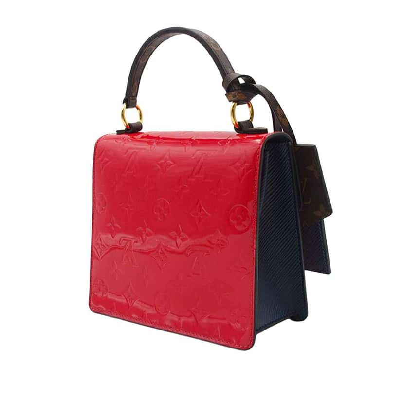 Louis Vuitton Monogram Vernis Spring Street Red Leather Good condition - Back View