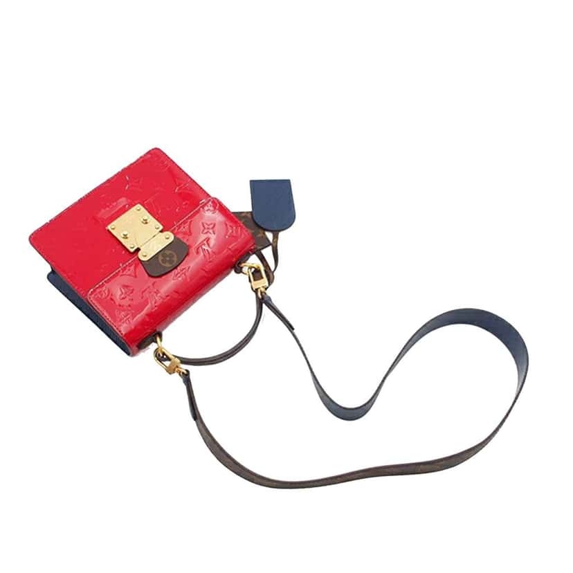 Louis Vuitton Monogram Vernis Spring Street Red Leather Good condition - Inside View