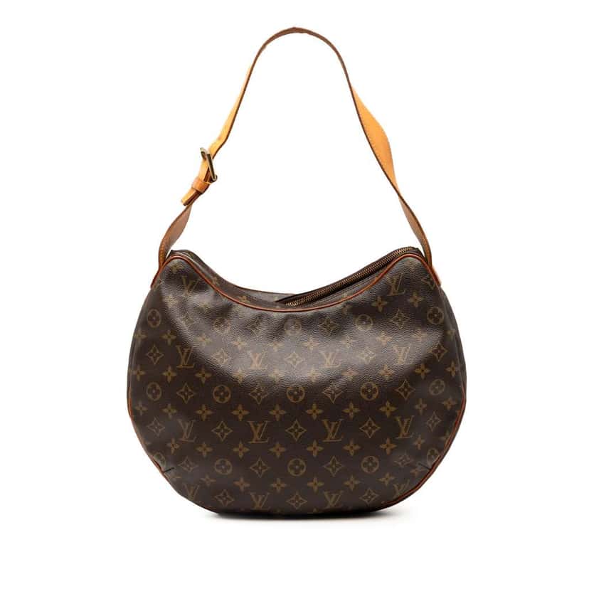 Louis Vuitton Monogram Croissant GM Brown Good condition - Front View