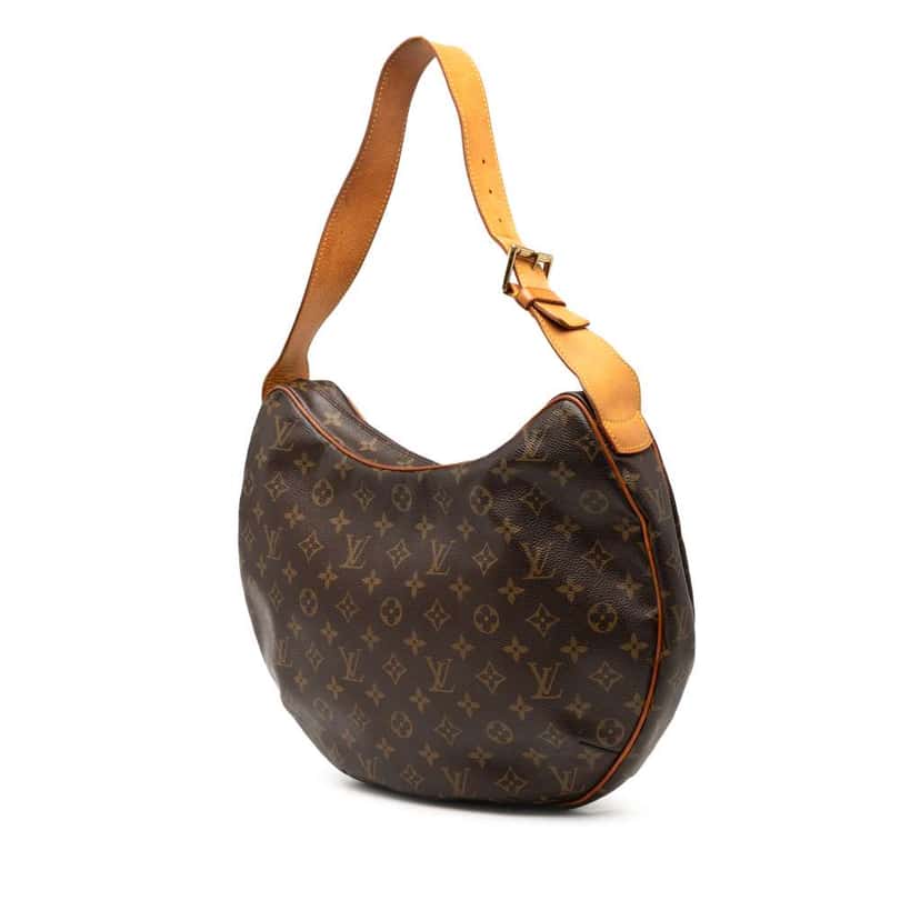 Louis Vuitton Monogram Croissant GM Brown Good condition - Back View