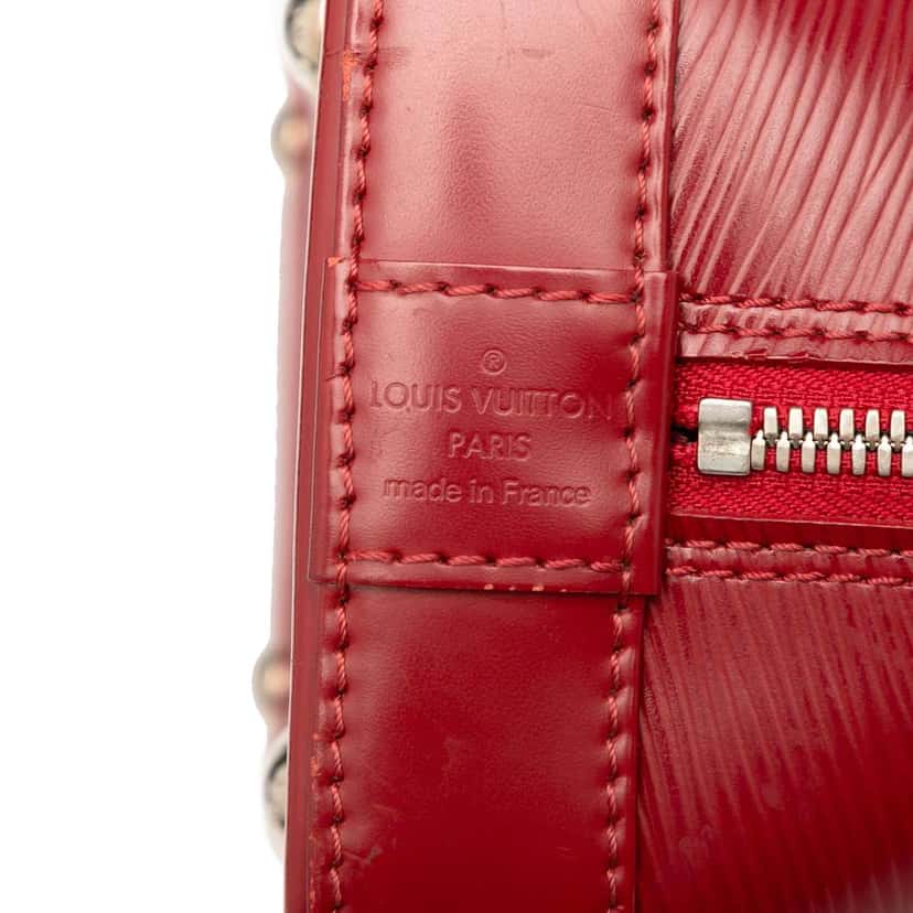 Louis Vuitton Epi Alma PM Red Leather Good condition - Box View