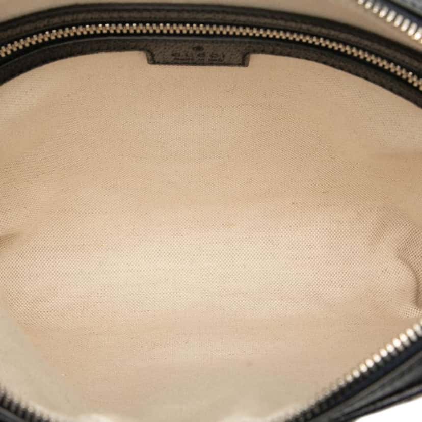 Gucci Small GG Supreme Web Ophidia Messenger Bag Brown Canvas Good condition - Model View