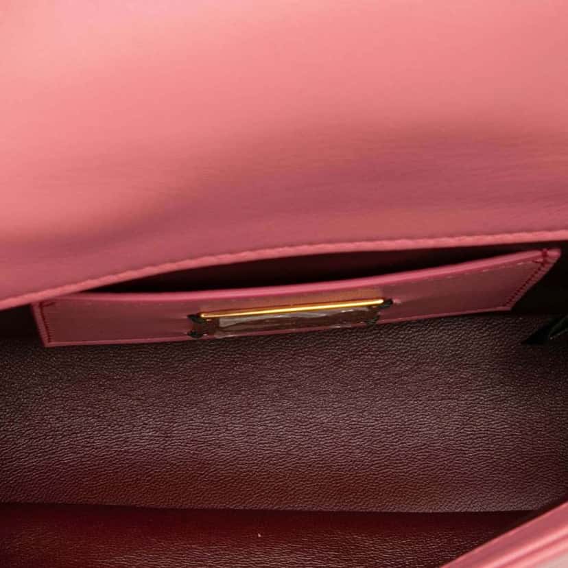 Bvlgari Mini Leather Serpenti Cabochon Satchel Pink Leather Good condition - Model View