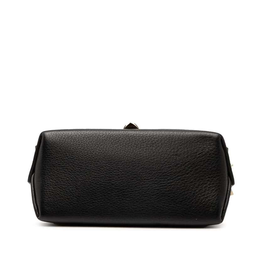Valentino Mini Leather Rockstud Flap Crossbody Black Leather Good condition - Inside View