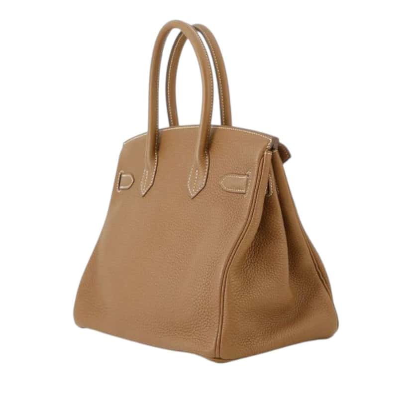 Hermès Togo Birkin Retourne 30 Brown Leather Good condition - Back View