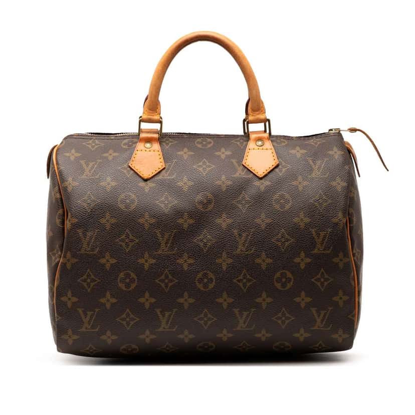 Louis Vuitton Monogram Speedy 30 Brown Good condition - Front View