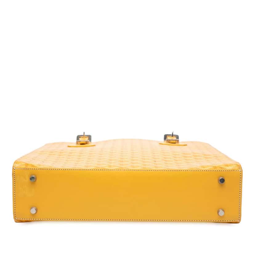 Goyard Goyardine Comores Tote GM Yellow Canvas Good condition - Inside View