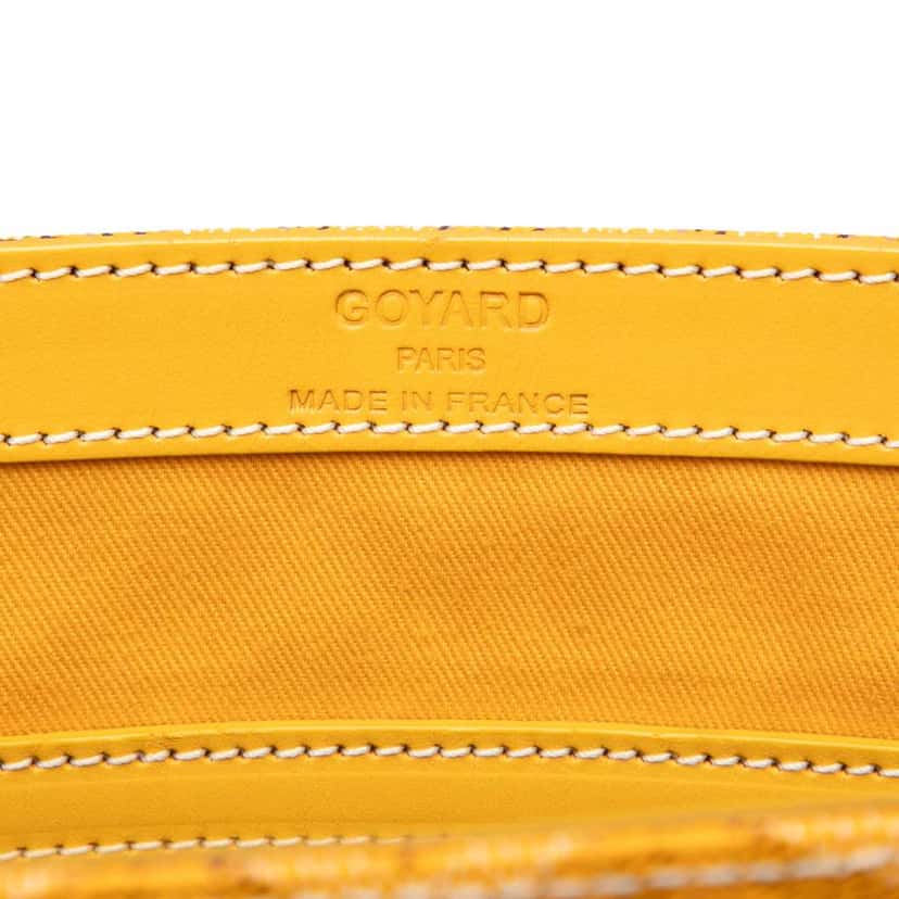 Goyard Goyardine Comores Tote GM Yellow Canvas Good condition - Box View