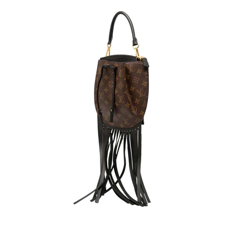 Louis Vuitton Monogram Fringed Noe Brown Good condition - Back View